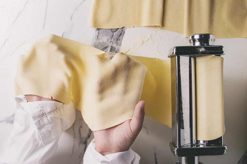 Homemade uncooked pasta
